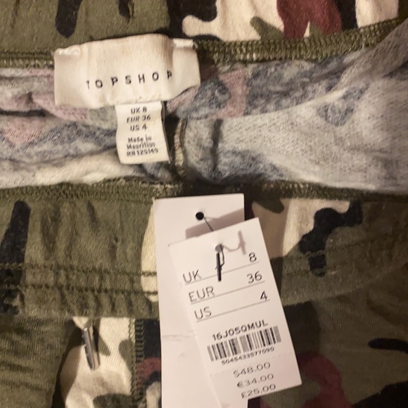 Topshop Striped Leggings - Picture 3 of 3